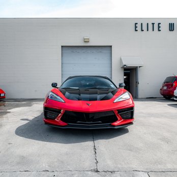 Elite Wraps - Corvette full red gloss wrap - Vehicle Wraps Near Me - San Gabriel, California Elite Wraps - Corvette full red gloss wrap - Vehicle Wraps Near Me - San Gabriel, California