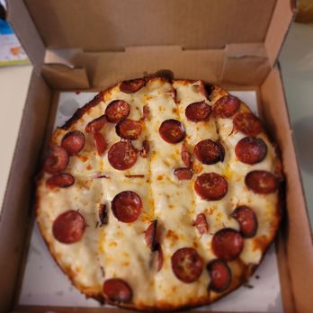Green Lantern Pizza - Cheesy bread and I added pepperoni  7.14.21 - Pizza Near Me - Royal Oak, Michigan