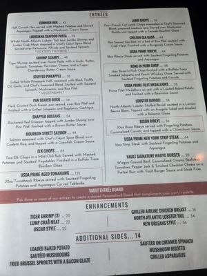 Menu photo 5 Vault Seafood and Steakhouse Mansfield, TX