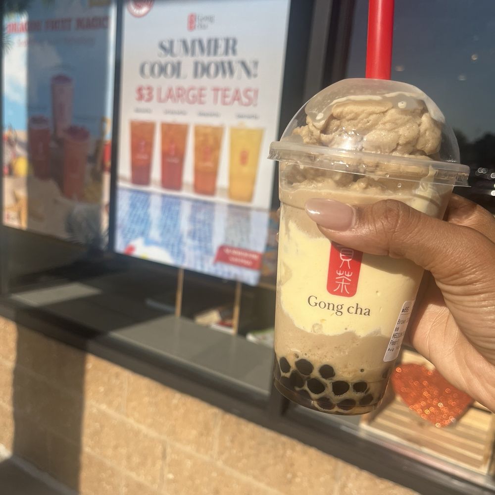 Gong Cha Springfield - Brown Sugar Creme Brulee Smoothie with boba - Bubble Tea Near Me - Springfield, Virginia Gong Cha Springfield - Brown Sugar Creme Brulee Smoothie with boba - Bubble Tea Near Me - Springfield, Virginia