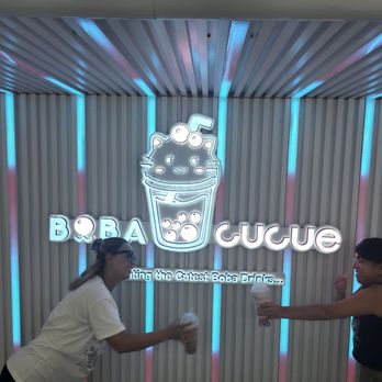 Boba Cucue - Dtopped by today and tried their #1 brown sugar drink and the strawberry smash green tea - Bubble Tea Near Me - Lake Forest, California