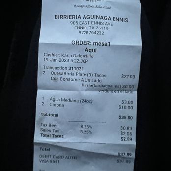Birria Aguinaga - Receipt - Breakfast & Brunch Near Me - Dallas, Texas Birria Aguinaga - Receipt - Breakfast & Brunch Near Me - Dallas, Texas