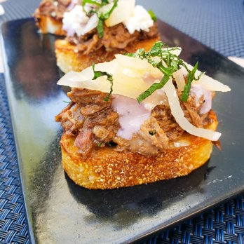HAVEN Riverfront Restaurant & Bar - Short Rib Bruschetta - New American Near Me - Edgewater, New Jersey HAVEN Riverfront Restaurant & Bar - Short Rib Bruschetta - New American Near Me - Edgewater, New Jersey