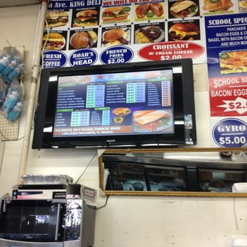 King 4th Avenue Deli - menus on the wall - Grocery Near Me - New York, New York King 4th Avenue Deli - menus on the wall - Grocery Near Me - New York, New York