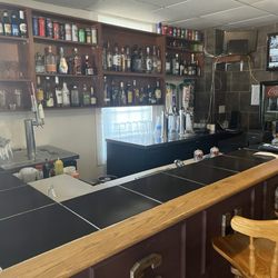 Bon Select Bistro - Bar area. Good selection. In cans, bottles and a couple beers on tap.