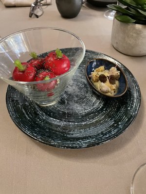 As De Trèfle -Restaurant Gastronomique et Véranda "cuisine d'été" Bernières sur mer, Caen mer. by null