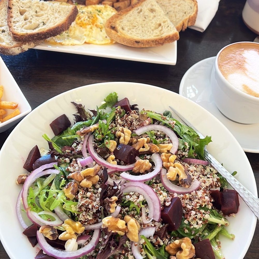 Café Montrose - The Beet Salad, with no cheese! Goat Cheese and Roasted Beet Salad - Cafes Near Me - Glendale, California Café Montrose - The Beet Salad, with no cheese! Goat Cheese and Roasted Beet Salad - Cafes Near Me - Glendale, California