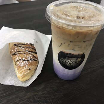 Qreate Coffee + Studio - Ahhh and drool croissant and purple pearl - Coffee & Tea Near Me - Orlando, Florida Qreate Coffee + Studio - Ahhh and drool croissant and purple pearl - Coffee & Tea Near Me - Orlando, Florida