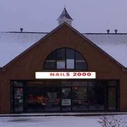 Nails 2000 - Storefront on winter evening