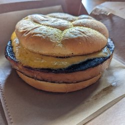 Beacon Off The Path - Fried bologna sandwich with cheese