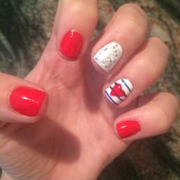 Fourth of July manicure! Thank you Happy New Nails! Fourth of July manicure! Thank you Happy New Nails!