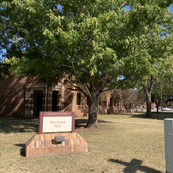 Midwestern State University - Marchman Hall sign. - Colleges & Universities Near Me - Wichita Falls, Texas