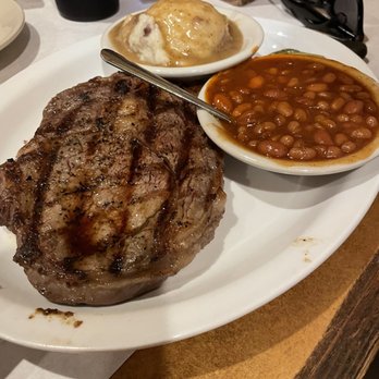 County Grill & Smokehouse - Ribeye with 2 sides - Barbeque Near Me - Yorktown, Virginia County Grill & Smokehouse - Ribeye with 2 sides - Barbeque Near Me - Yorktown, Virginia
