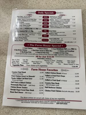 Menu photo 1 Farm House Lake Park, GA Menu photo 1 Farm House Lake Park, GA