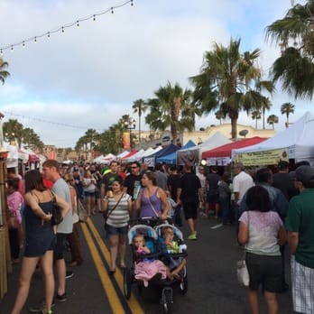 Sunset Market - View down the main drag - Street Vendors Near Me - Oceanside, California Sunset Market - View down the main drag - Street Vendors Near Me - Oceanside, California