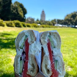 Izzy's Brooklyn Bagels - Lox Gourmet bagel sandwich