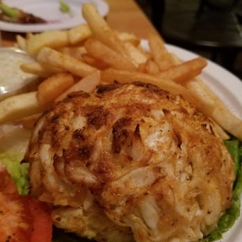 Koco's Pub - This is the single crab cake with fries - $28 . . . I think - Pubs Near Me - Baltimore, Maryland Koco's Pub - This is the single crab cake with fries - $28 . . . I think - Pubs Near Me - Baltimore, Maryland