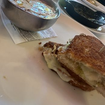Proof on Main - Grilled cheese & roasted carrot soup - New American Near Me - Louisville, Kentucky Proof on Main - Grilled cheese & roasted carrot soup - New American Near Me - Louisville, Kentucky
