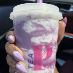A matching delicious drink to my nails. A matching delicious drink to my nails.