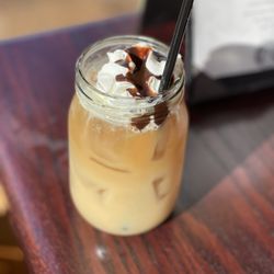 The River Tap & Grill - Boozy maple vanilla iced coffee