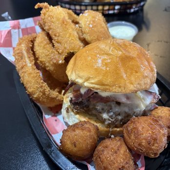 Bergstrom's Burgers - Bacon Raclette Burger - Burgers Near Me - Traverse City, Michigan Bergstrom's Burgers - Bacon Raclette Burger - Burgers Near Me - Traverse City, Michigan