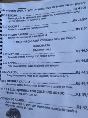 Menu photo 3 Arimbá São Paulo, SP