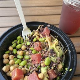 Tuna Poke Fire Warm Rice Bowl