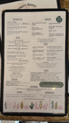 Menu photo 3 Chiquita Rosita's Barstow, CA Menu photo 3 Chiquita Rosita's Barstow, CA
