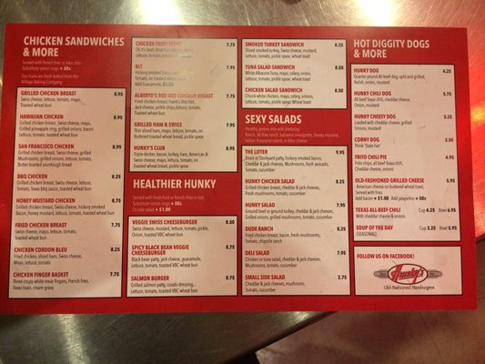 Menu photo 6 Hunky's Dallas, TX Menu photo 6 Hunky's Dallas, TX