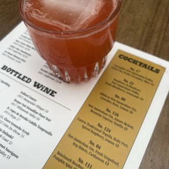 Windsor - This is the 45, bourbon and aperol, not on the menu but recommended by our waiter!! - New American Near Me - Phoenix, Arizona