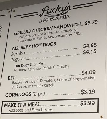 Menu photo 8 Lucky's Burgers & Shakes Phoenix, AZ