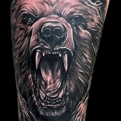 Phat Tats Tattoo and Piercings - Bear by Bigman