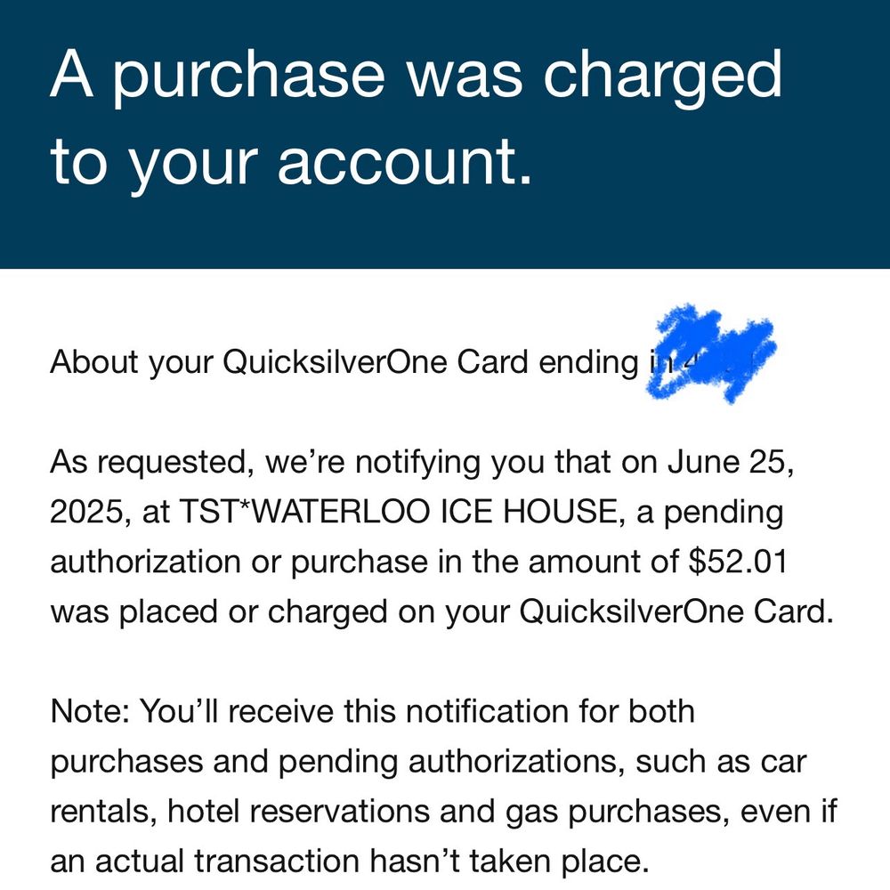 Waterloo Ice House Southpark Meadows - Credit Card receipt. Proof that I tip her!! - American Near Me - Austin, Texas