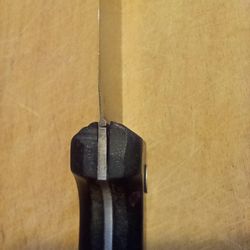 Encinal True Value Hardware - Badly shaved handle.