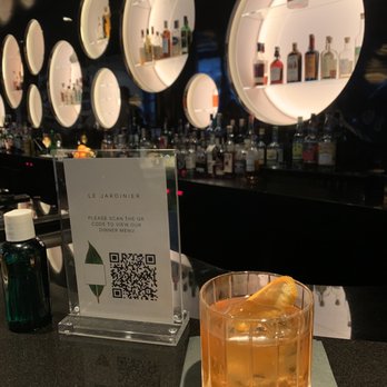 Le Jardinier - Happy hour old fashioned - French Near Me - Miami, Florida