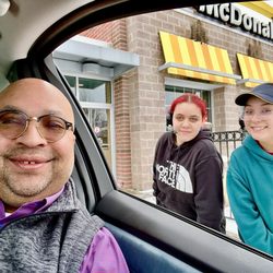 McDonald's - Kevin (me), Janderee & Clarita