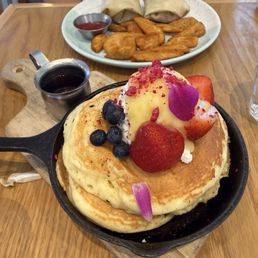 Lemon Ricotta Pancakes Burrito