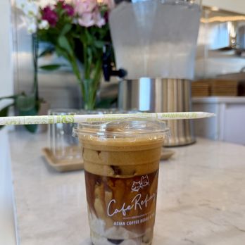 Cafe Refuge - Brown sugar shaken latte - Coffee & Tea Near Me - Costa Mesa, California Cafe Refuge - Brown sugar shaken latte - Coffee & Tea Near Me - Costa Mesa, California