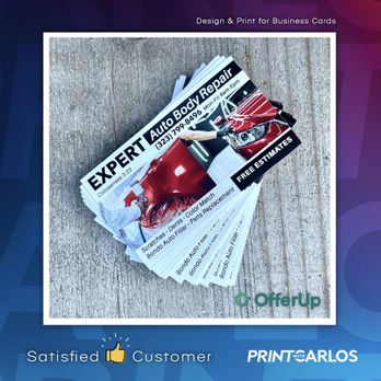 Print With Carlos - Business Card - Printing Services Near Me Print With Carlos - Business Card - Printing Services Near Me
