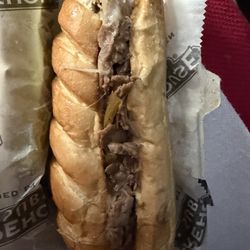 Firehouse Subs - What I received when ordered - albeit I admit I took a bite first was hungry and forgot I wanted photos