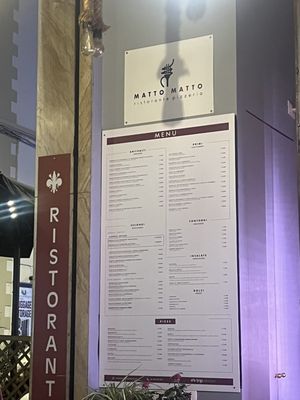 Menu photo 1 Matto Matto Florence, FI
