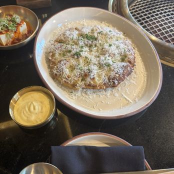 The Dancing Pine - Scallop potato pancake - Steakhouses Near Me - Novi, Michigan The Dancing Pine - Scallop potato pancake - Steakhouses Near Me - Novi, Michigan