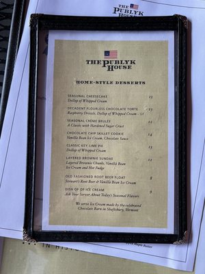 Menu photo 5 The Publyk House Bennington, VT