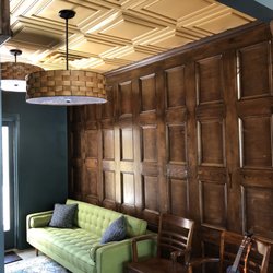 The Nut Barbershop - Back sitting area.