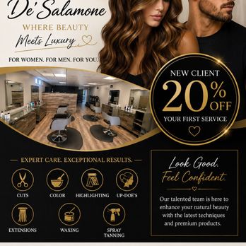 Salon De’ Salamone - Hair Stylists Near Me - Bridgeport, Pennsylvania Salon De’ Salamone - Hair Stylists Near Me - Bridgeport, Pennsylvania