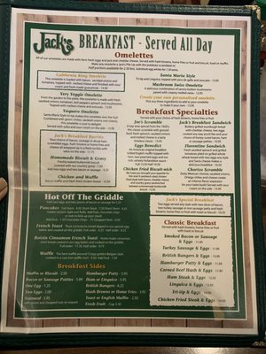 Menu photo 4 Jack's In Old Orcutt Orcutt, CA