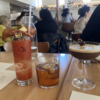 Diane’s Place - Bloody Mai w/ meat & cheese skewer), Shady D & Dark Forest (L to R) - Cafes Near Me - Minneapolis, Minnesota Diane’s Place - Bloody Mai w/ meat & cheese skewer), Shady D & Dark Forest (L to R) - Cafes Near Me - Minneapolis, Minnesota