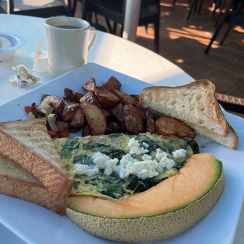 The Dune Deck Cafe - Florentine Omelette - Breakfast & Brunch Near Me - Lantana, Florida