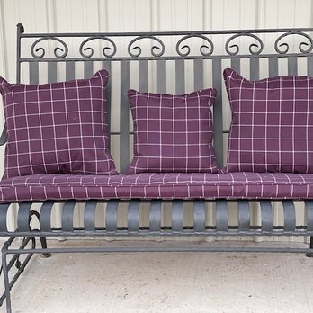 Sewing By Glenda - Outdoor cushions for metal glider. - Sewing & Alterations Near Me - Mckinney, Texas Sewing By Glenda - Outdoor cushions for metal glider. - Sewing & Alterations Near Me - Mckinney, Texas