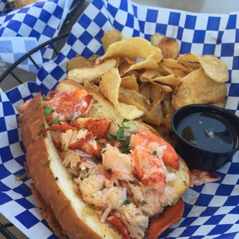 Bluewater Avalon - Lobster roll 4:5 just not enough ingredients on the roll not a good meat to bread ration :/ but really good separately - Seafood Near Me - Avalon, California